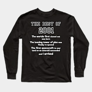 2001 16th Birthday  Gift For 16 Year Old Long Sleeve T-Shirt